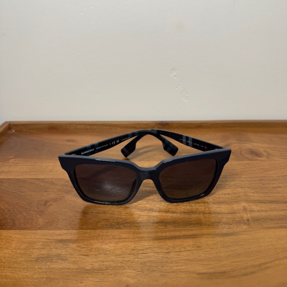 Navy Blue Burberry sunglasses